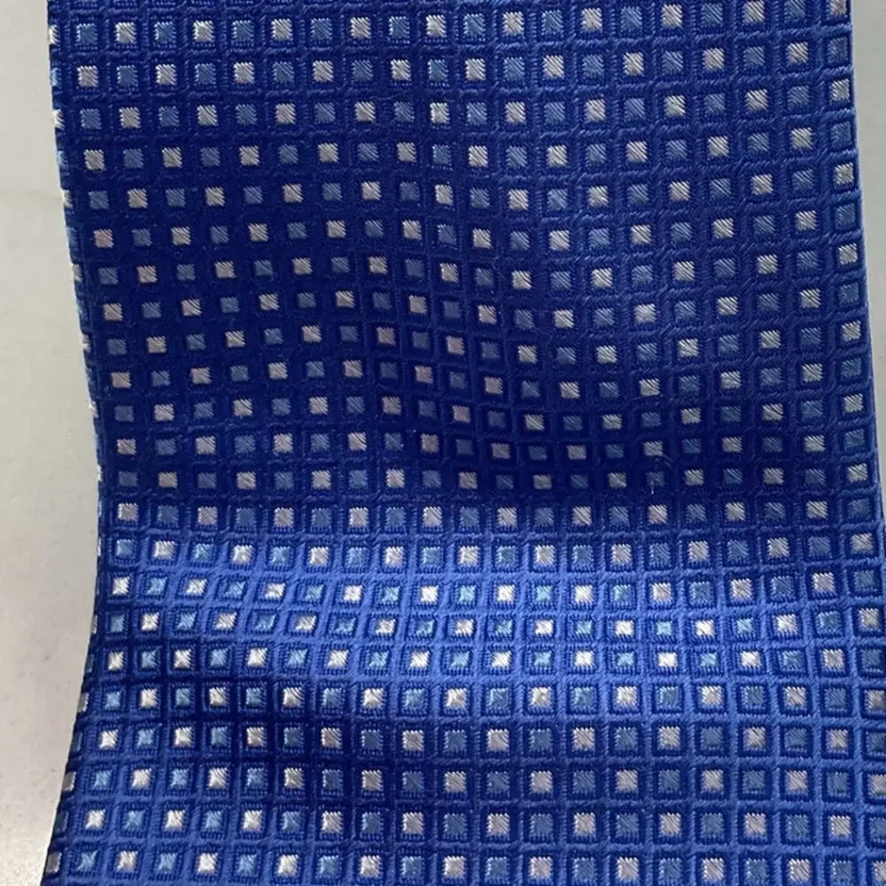 Tommy Hilfiger Blue Mirco Dot Slik Mens Neck Tie